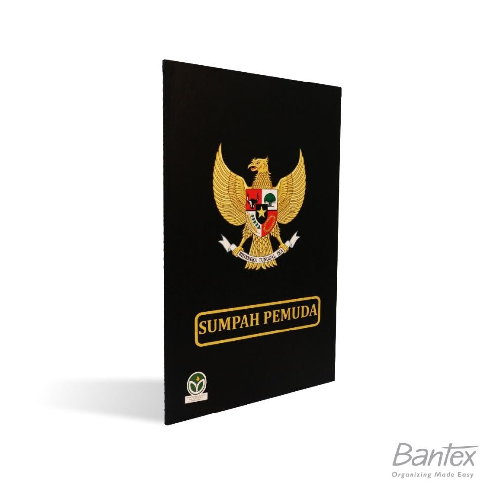 

LINDU Bantex Map Upacara 'Sumpah Pemuda' Folio 2 Pocket Black - 1052 10