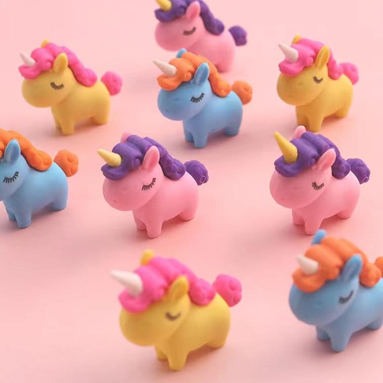 

Trendi Penghapus Pensil Model Unicorn / Stip Penghapus Lucu