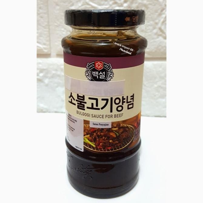 

CJ Beksul Korean BBQ Sauce Marinade/ Saus marinasi bumbu Bulgogi Korea LL