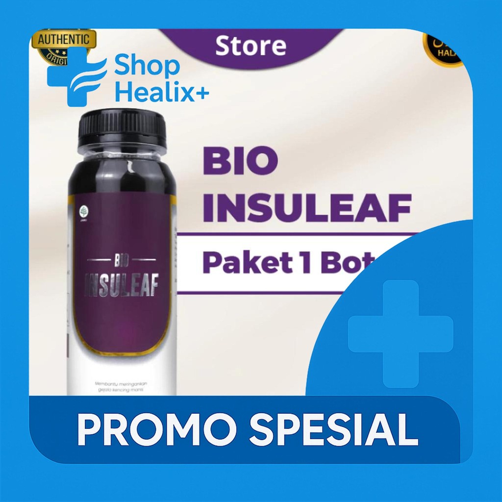 

BIO INSULEAF HERBAL DIABETES ORIGINAL PAKET 1 BOTOL