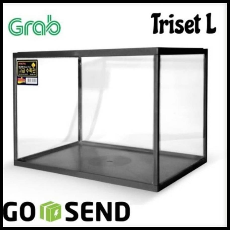 AQUARIUM TRI SET NIKITA L / AQUARIUM IKAN / AQUARIUM NIKITA L