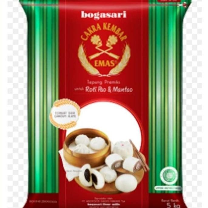 

Terlaris Tepung Terigu Cakra Kembar Emas Pao 5 Kg