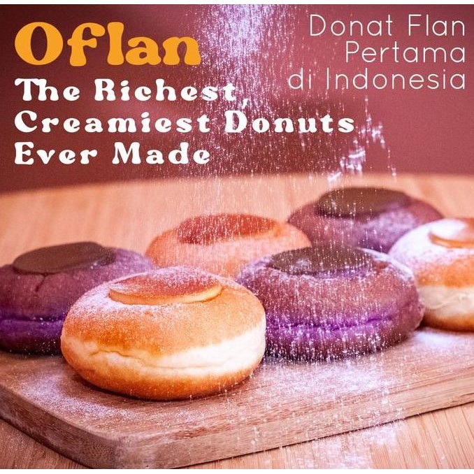 

Ready O Flan Per 6 Pcs Donat Flan Original Vanilla