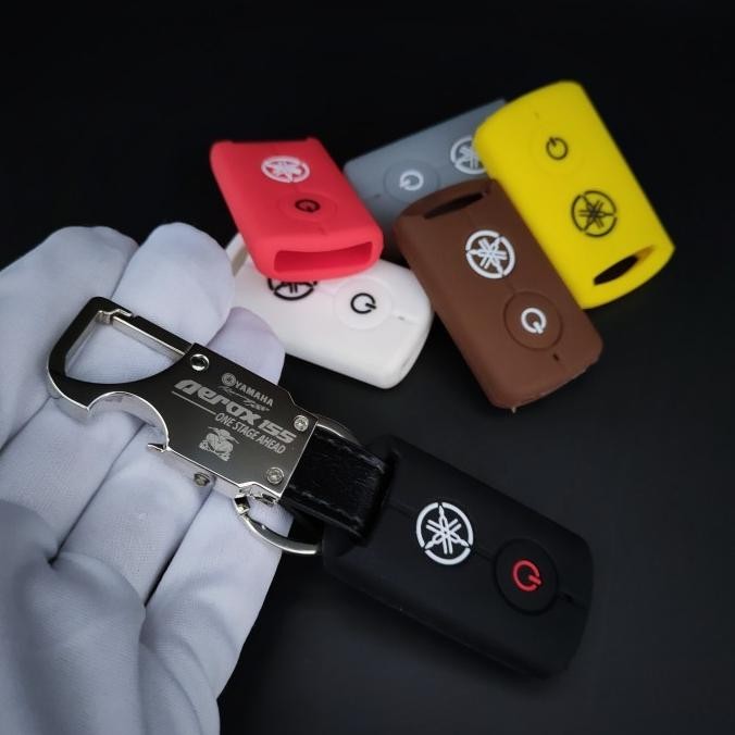 GANTUNGAN KUNCI KULIT KEYLESS MOTOR YAMAHA AEROX