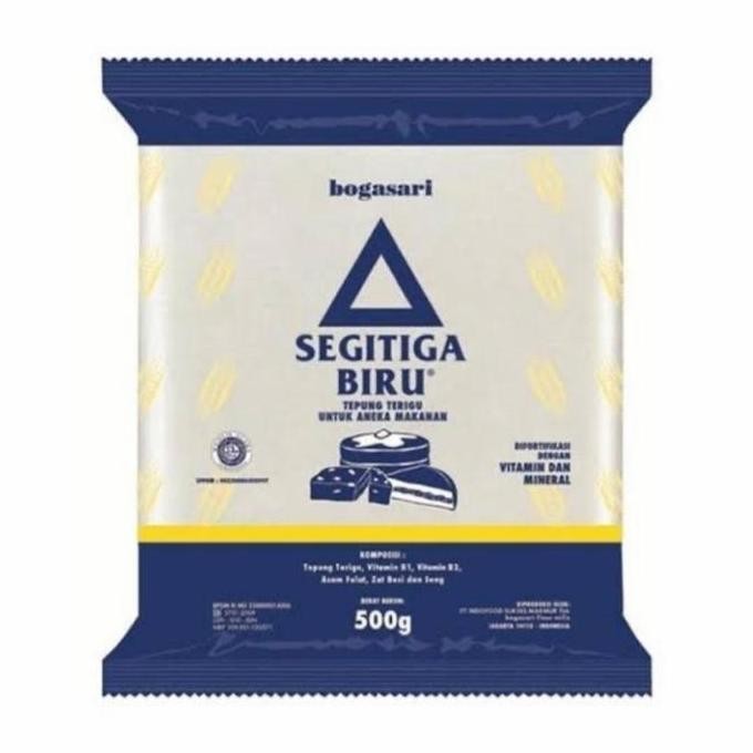 

Murah Tepung Terigu Segitiga Biru Bogasari 500 Gram Gr Dus Karton Isi 10 Kg