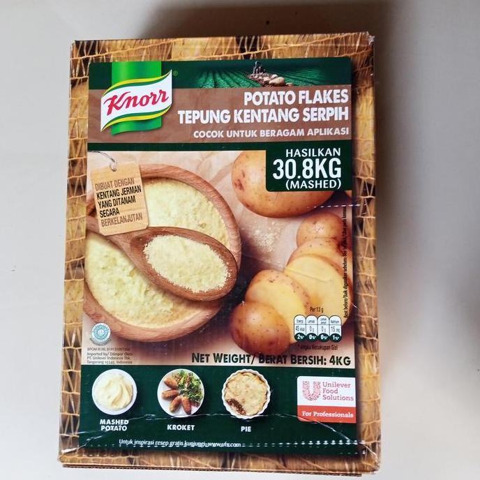 

Murah Knorr Mashed Potato Flakes 4Kg Tepung Kentang