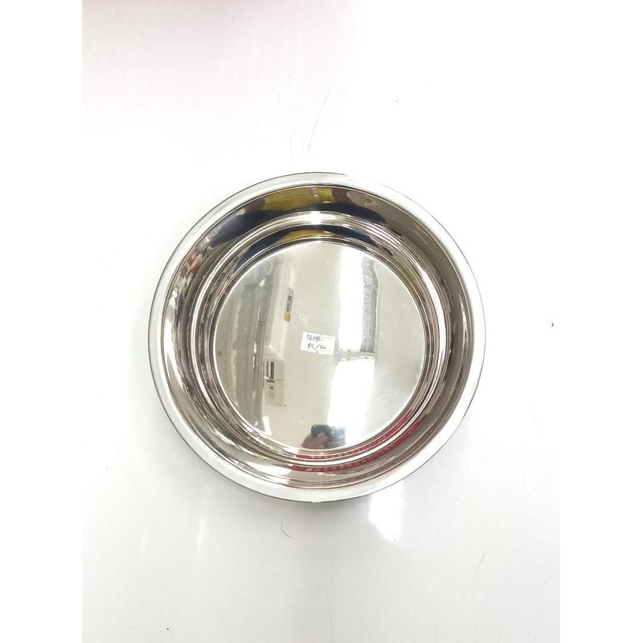 Silahkan Order] HAKAI Stainless Kitchen Bowl / Mangkuk Ceper 20cm #SSHB-PL/20