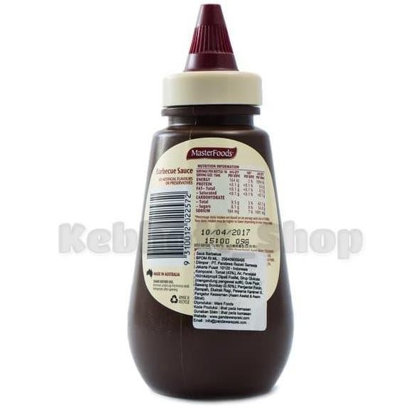

Masterfoods Barbecue Sauce 250g | Masterfood Barbeque Sauce | Saus Bbq TB