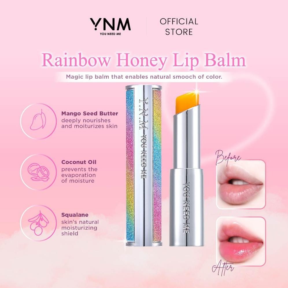 YNM Rainbow Honey Lip Balm