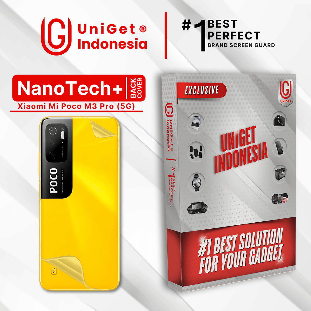 UniGet EPU BIO GENESIS Hydrogel for Xiaomi POCO M3 Pro 5G / Back Cover Guard (Nanotech+ 100% Recycle