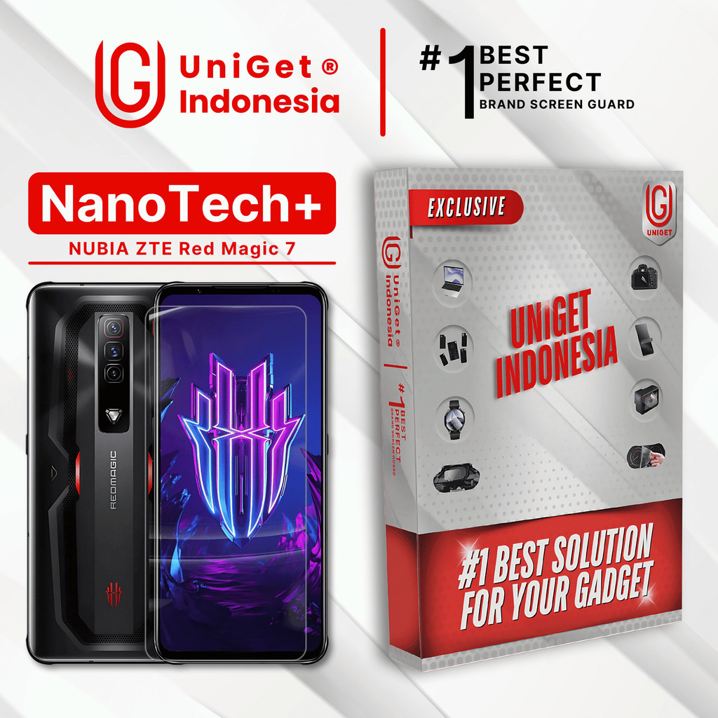 UniGet EPU BIO GENESIS Hydrogel for Nubia ZTE Red Magic 7 / Screen Guard (Nanotech+ 100% Recycle) Pr