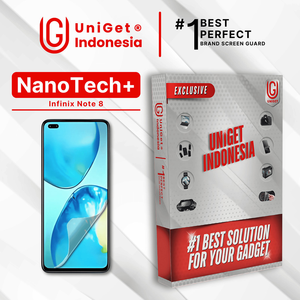 UniGet EPU BIO GENESIS Hydrogel for Infinix Note 8 / Screen Guard (Nanotech+ 100% Recycle) Premium H