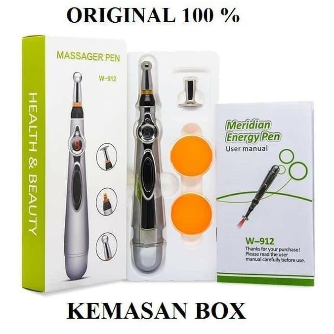 Original W-912 Pena Akupuntur Pen Alat Pijat Refleksi Massager Pen