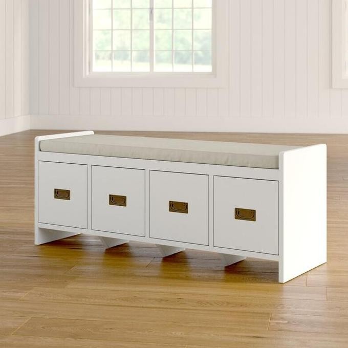 Terlaris Wedgeport | Rak Sepatu Bench Sofa / Bangku Penyimpanan Laci Modern