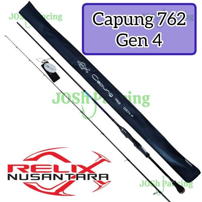 

Terlaris Joran Capung 762 Gen 4 5-10Lb Relix Nusantara 228Cm Spinning