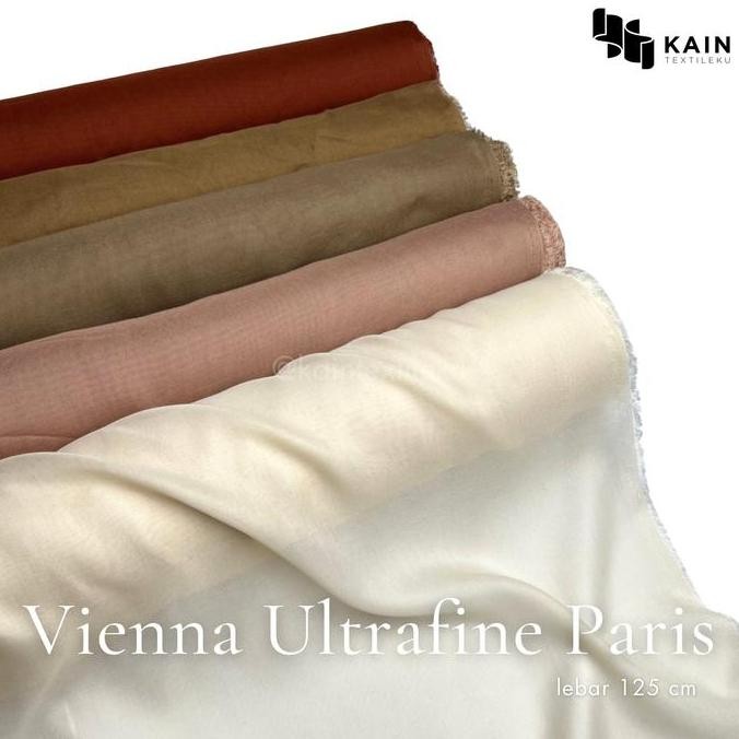 TERBARU - 1 Rol Kain Vienna Ultrafine Voal Paris Premium 55 yard