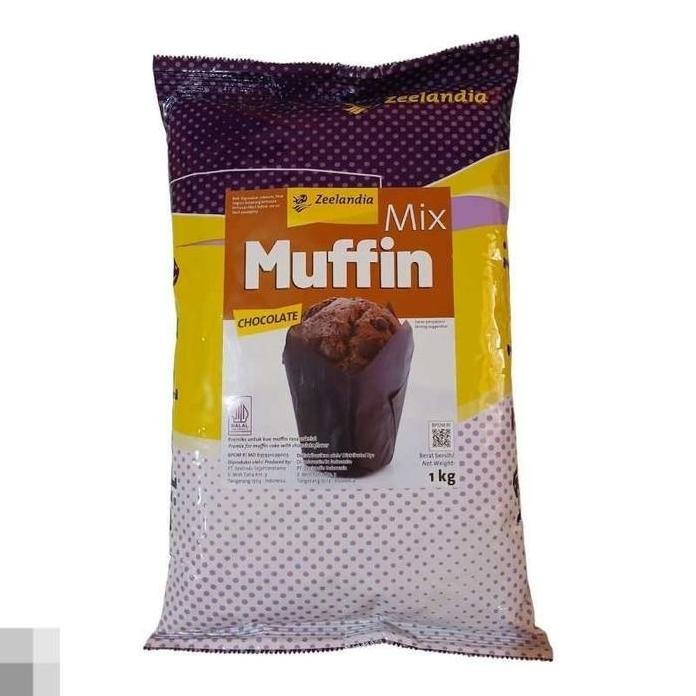 

Terlaris Zeelandia Mix Muffin Coklat Tepung 1Kg, Premix U/ Kue Muffin Praktis
