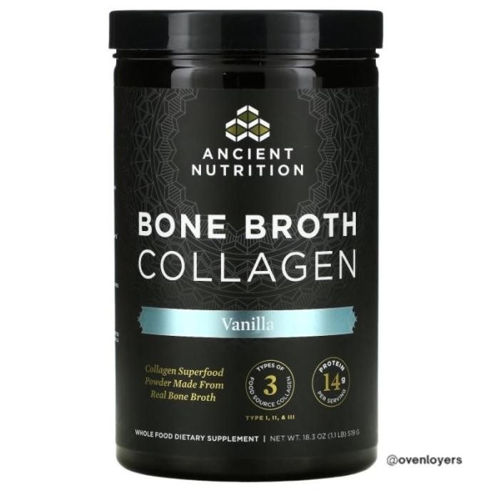 

Ancient Nutrition Bone Broth Collagen Vanilla 519 G