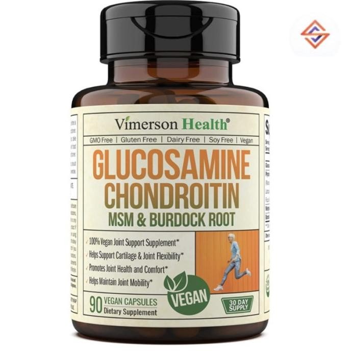 Vimerson Health Vegan Glucosamine Chondroitin Joint Support Supplement Original Produk