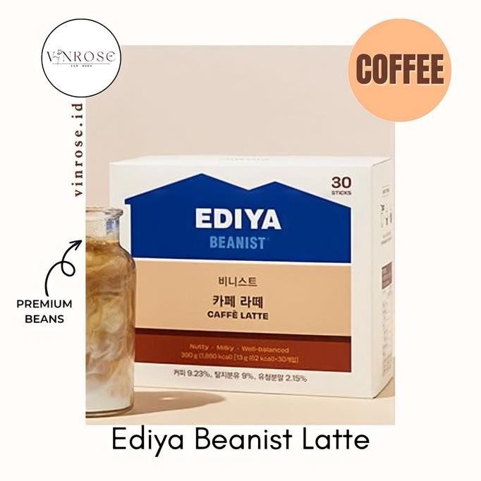 

Ediya Beanist Latte Korea Caffee Latte/ Maxim Kopi/ Kopi Sachet