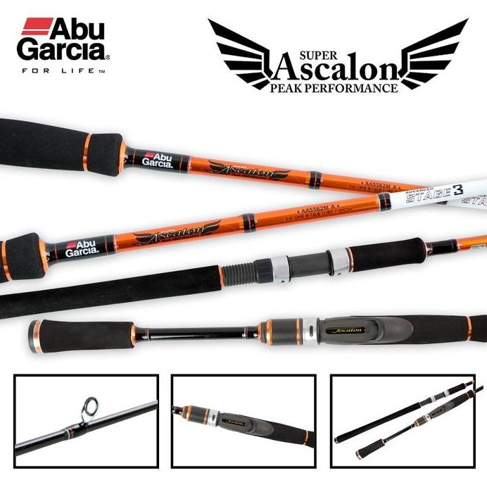 

Terlaris Abu Garcia Joran Pancing Super Ascalon Stage 3 Spinning & Baitcasting Hi-Carbon 24Ton Blank Extra Sensitive Joran Pancing Kolam Dan Casting