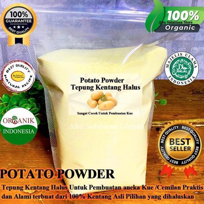 

Terlaris Potato Flakes Halus 1 Kg Mashed Long Potato Kuning Tepung Kentang