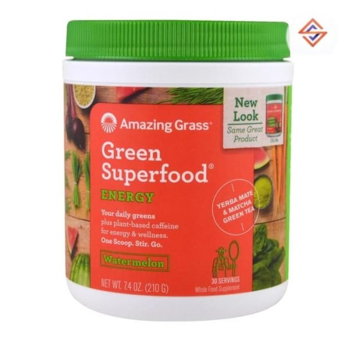 

Amazing Grass Green Superfood Energy Watermelon 210 G Original Produk
