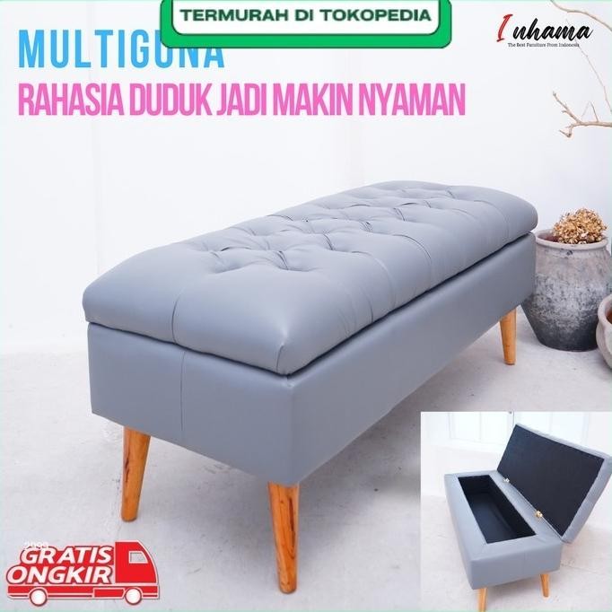 

Terlaris Sofa Bench Minimalis Storage Box Tempat Penyimpanan Furniture Perlengkapan Rumah