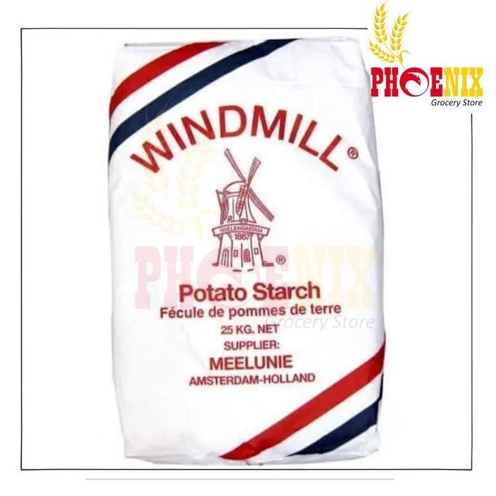 

Terlaris Tepung Potato Starch Sang Fen Windmill 25 Kg