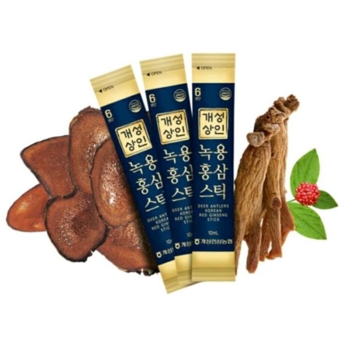 

[10 Sachet] Deer Antlers Korean Red Ginseng Stick Korea Ginseng Merah