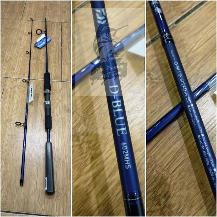 

Terlaris Joran Spinning Daiwa D Blue 602Mhs 183Cm 15-30Lbs