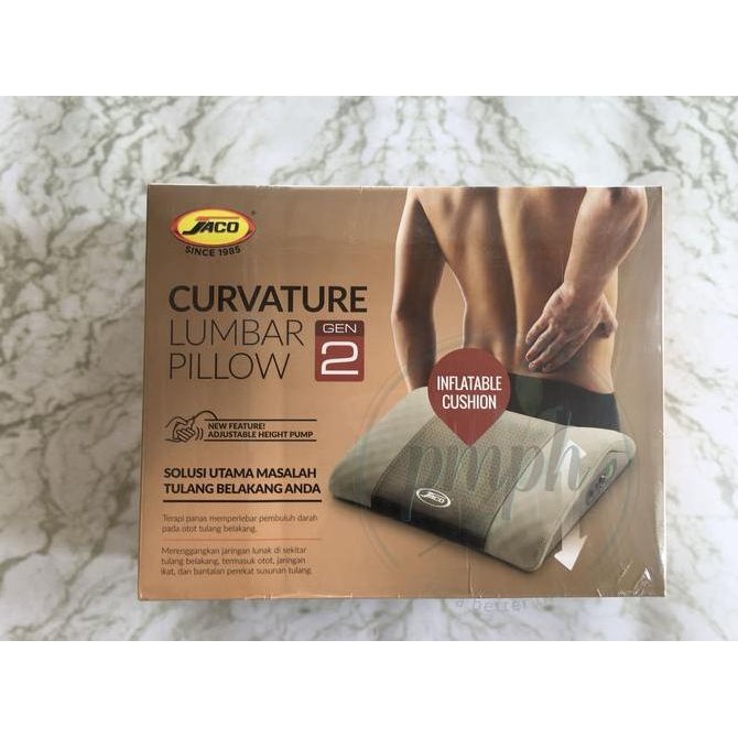 Lumbar Pillow Gen-2 JACO Bantal Kesehatan Tulang Belakang
