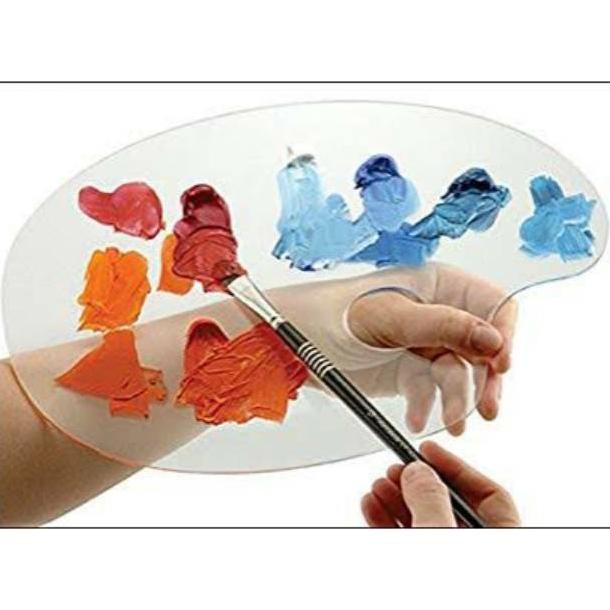 

KA Palette lukis bahan acrylic / akrilik oval 20x30cm