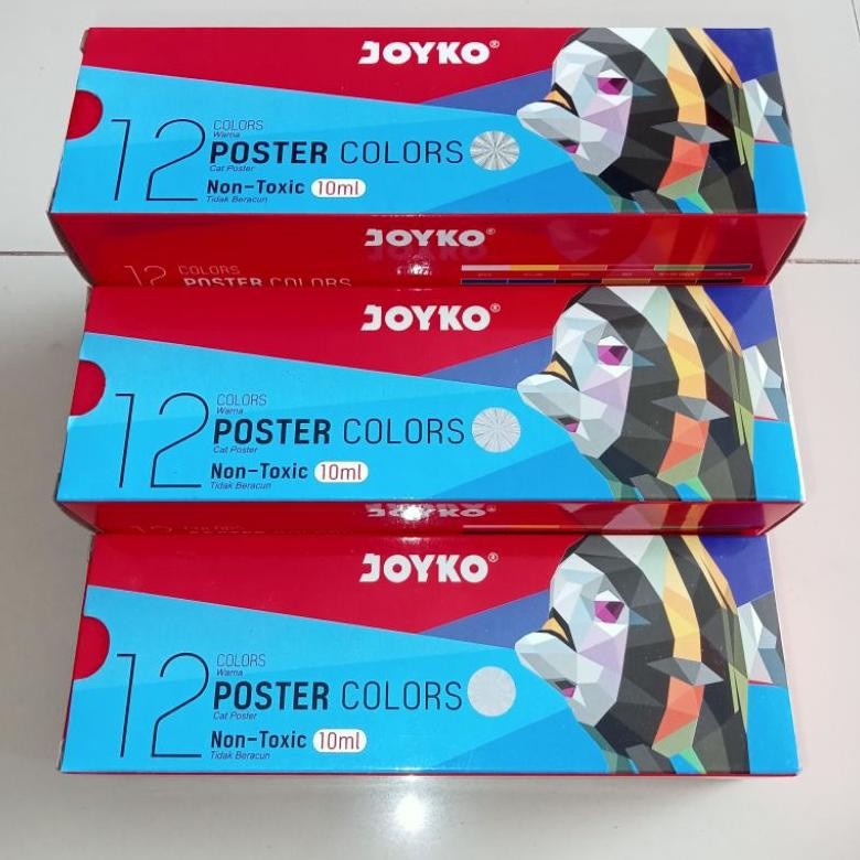 

KA Cat Poster Joyko 10ml 12 Warna Botol ( Set )