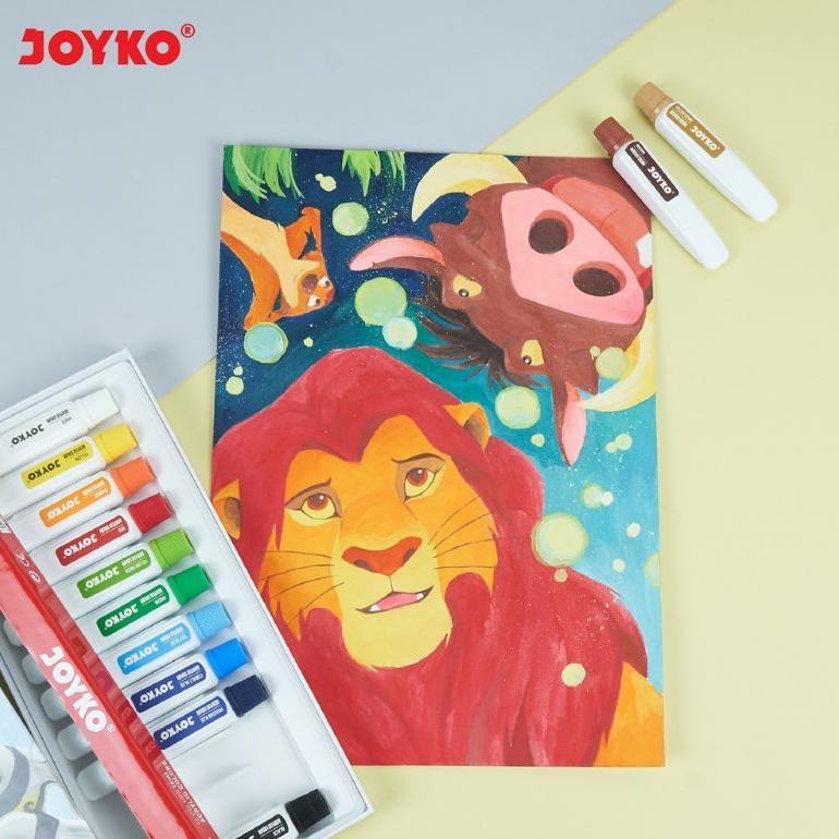 

KA Cat Air/Water Colour 12 Warna Joyko TiTi WAC-6ML-12C ( 1set/12warna )