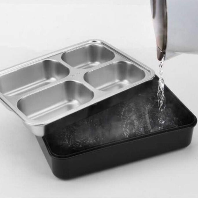 

Terlaris Kotak Makan Bento Stainless Steel Portable Lunch Containers Box Stainles - Kitchenware