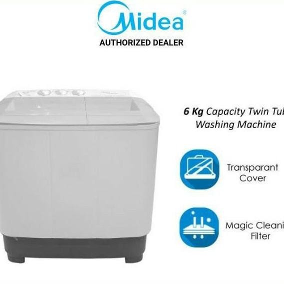 TERBARU - Mesin Cuci Midea 2 tabung MTD79NTG