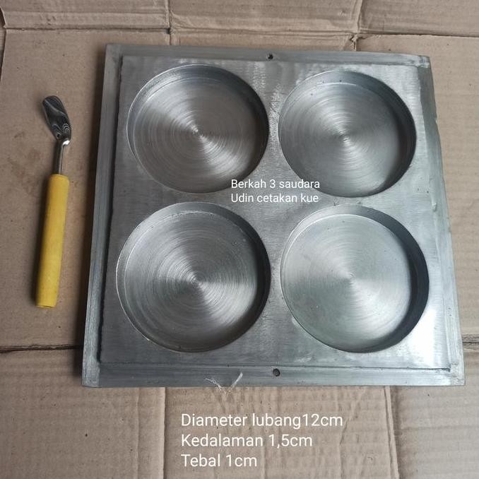 Cetakan Martabak Mini Loyang Martabak 4 Lubang Tebal