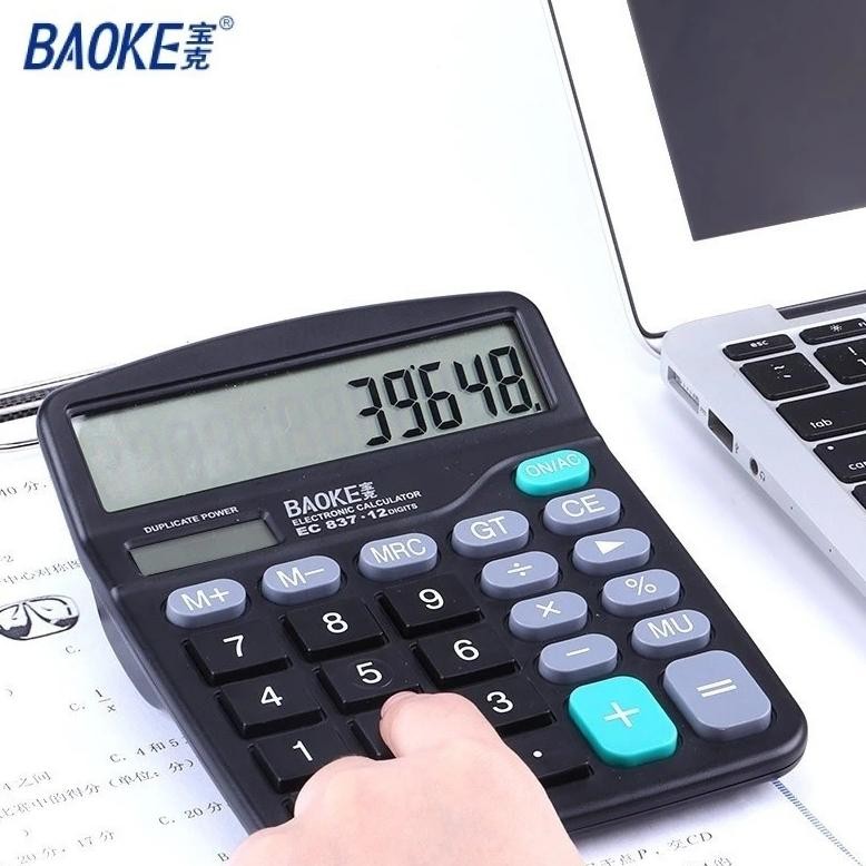 

Ul-64 Wd-54 Df-7 Baoke Kalkulator Meja Ec 837 / Desk Calculator12 Digit Warna Pastel Murah Berkualitas Premium Sale