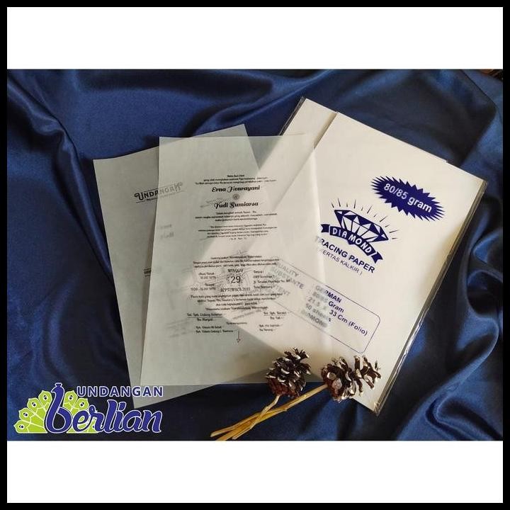 

Terlaris Kertas Kalkir Folio/Kertas Transparan Good Quality