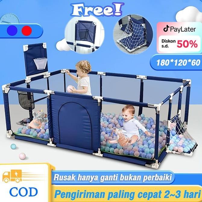 ''Terlaris" Anak-Anak Bayi Boks Pagar Kolam Renang Taman Bermain Bermain Bola Bayi Mandi Pagar Penga