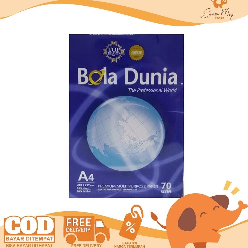 

We-53 Ad-77 Ss-64 Bola Dunia Kertas Print/Fotocopy A4 70Gr Viral Hemat We-53