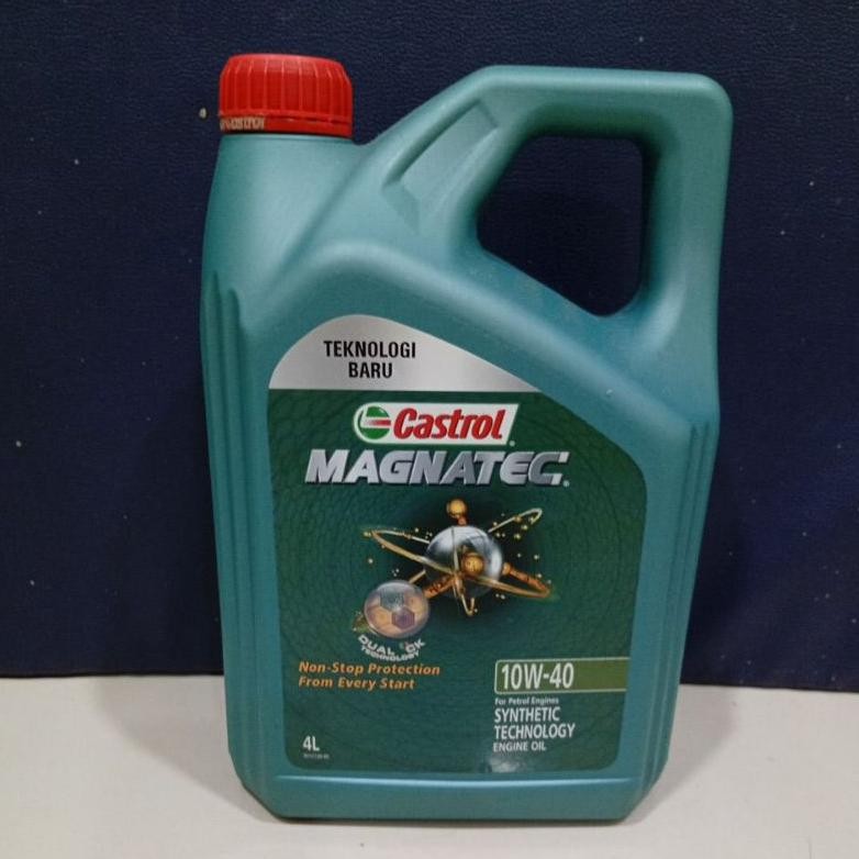 READY STOK PELUMAS OLI CASTROL MAGNETEC 4L OLI  CASTROL 4T 4LITER GALON Siap kirim