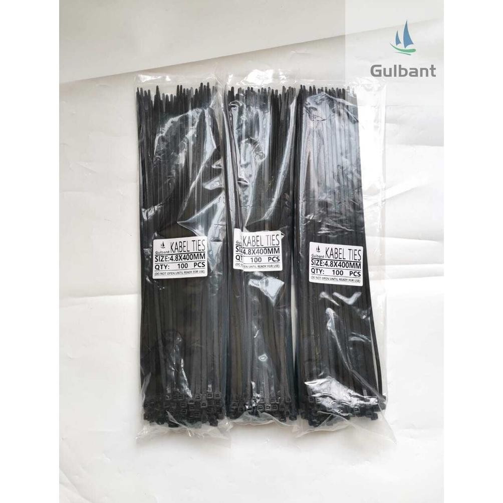

KA Kabel Ties Cable Tie 4.8 x 400mm (40cm) CV 400 Kualitas Baik