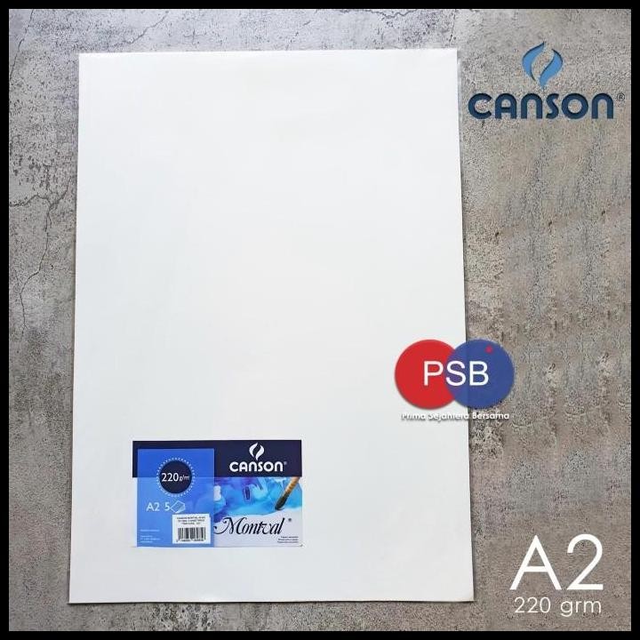 

Terlaris Canson Montval A2 (220 Gsm) / Kertas Cat Air / Kertas Gambar Gouache Good Quality