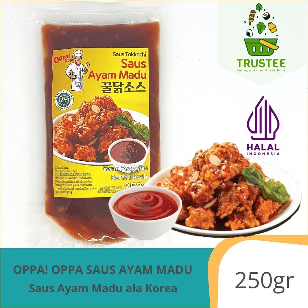 

Ufo-2025 Dg-78 Yl-24 Oppa! Oppa Saus Ayam Madu Korea / Honey Chicken Sauce Oppa Halal 250Gr Murah Premium Ufo-2025