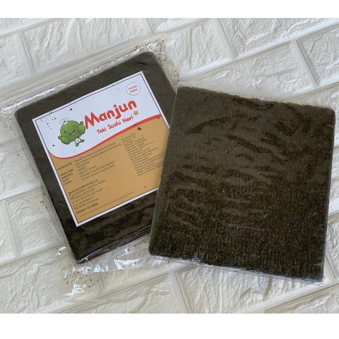 

Fg-80 Gr-8 U-45 Manjun Yaki Sushi Nori - Roasted Seaweed - Rumput Laut Panggang Kemasan 50 Lbr Sale Murah Fg-80