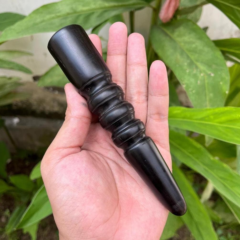 Alat Pijat Alat Kesehatan Kayu Galih Kelor Hitam Model Profil Premium