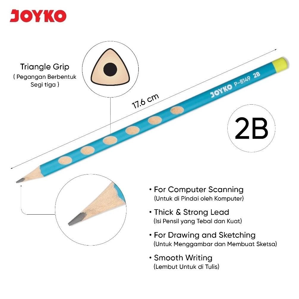 

Gh-56 Xct-2328 Fx-4 Joyko Triangle Pencil P-8149 2B Dijual Lusinan - Pensil Super Grip Isi 12 Lucu Murah Termurah Original Gh-56