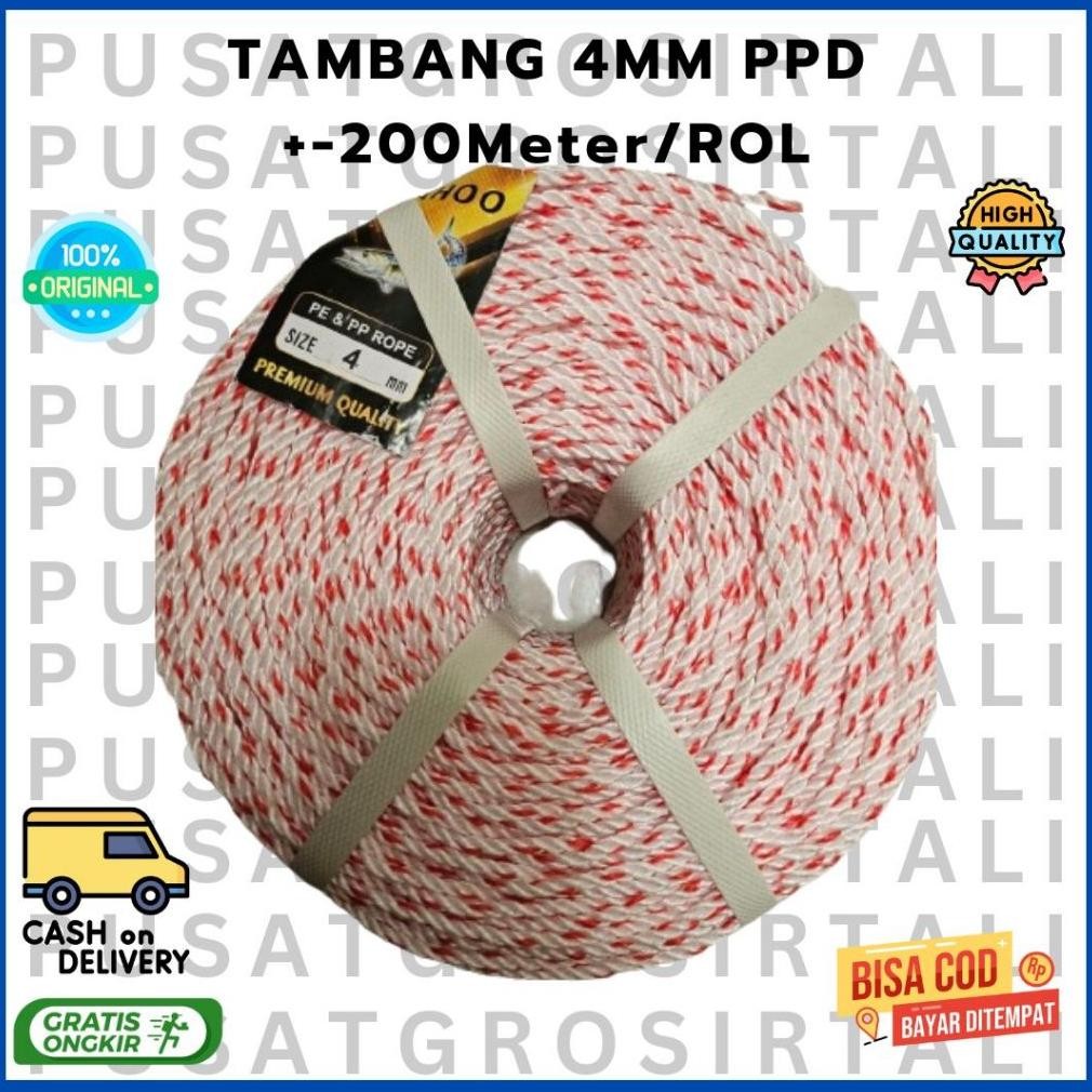

Bas-12 Li34 Jy-56 Tambang 4Mm Ppd / Tali Tambang Ppd 4Mm Premium Hemat Bas-12
